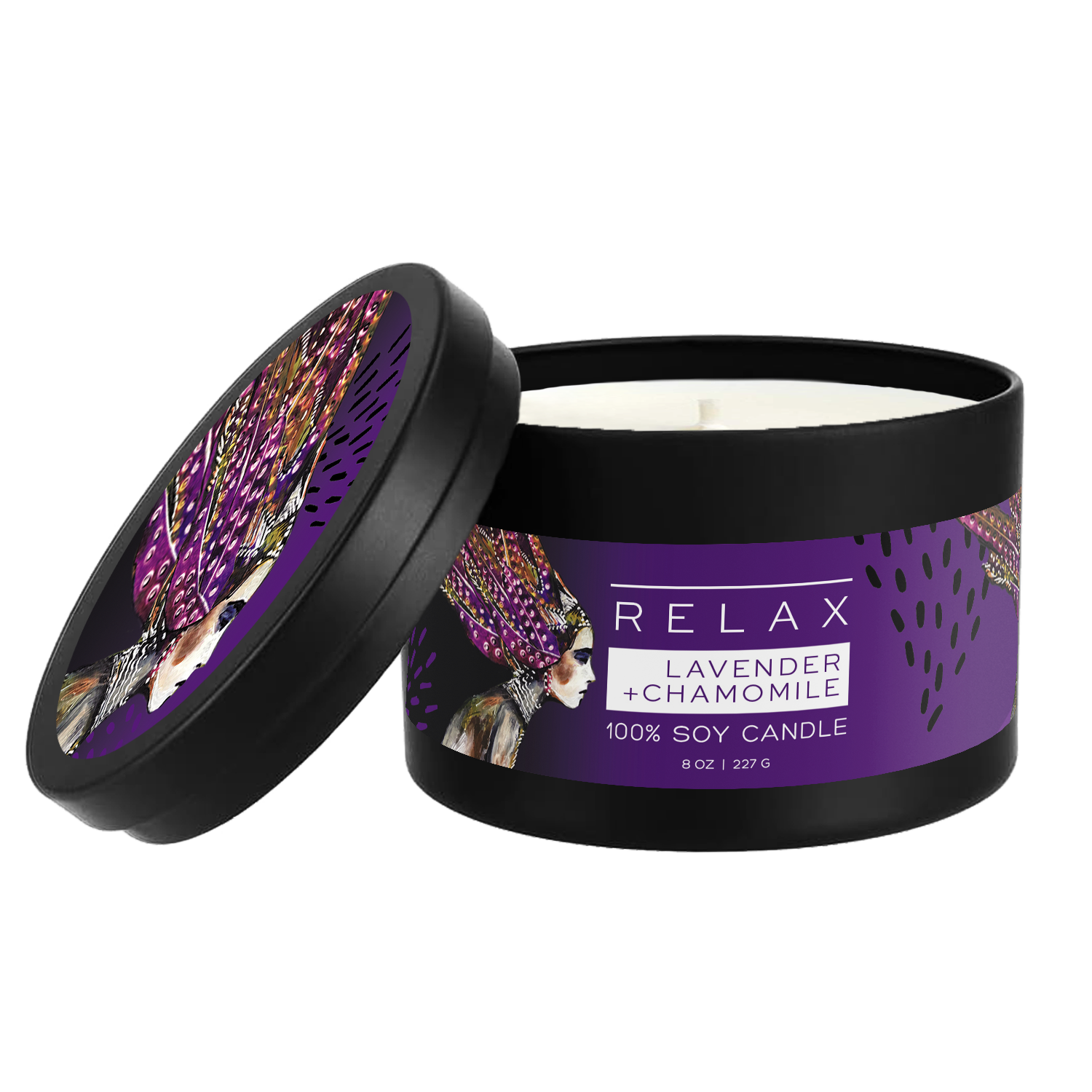 RELAX : Lavender + Chamomile Candle