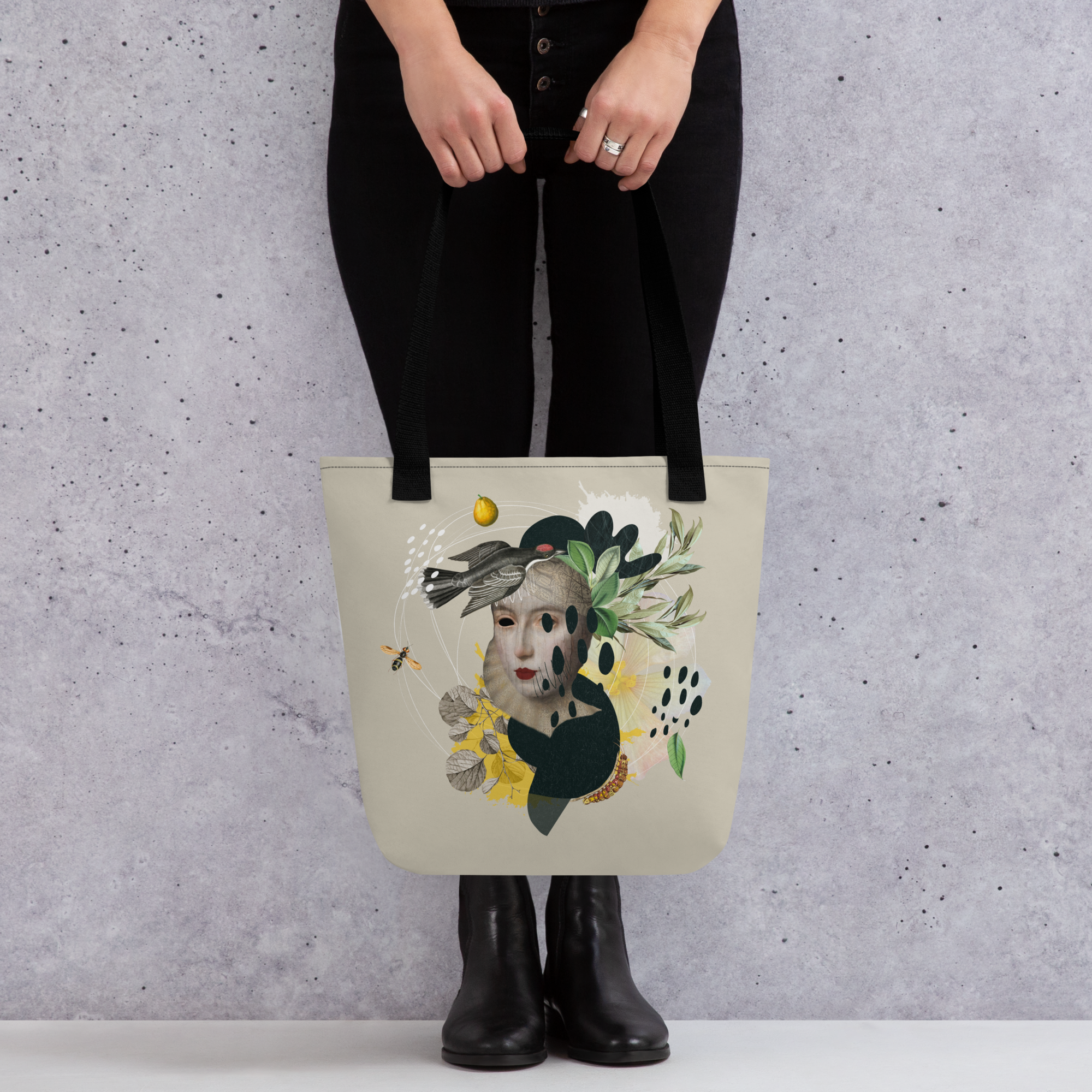 Black Bird Tote bag