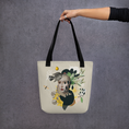 Load image into Gallery viewer, Black Bird Tote bag
